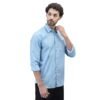 WOODLAND IWMSH 01 FULL SLEEVE SBLUE SHIRT