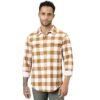 WOODLAND MFCS 124 FULL SLEEVE Mustard/White SHIRT