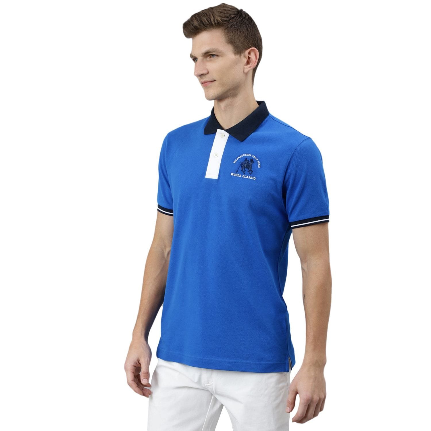 WOODLAND MPT 143 BLUE NAVY POLO