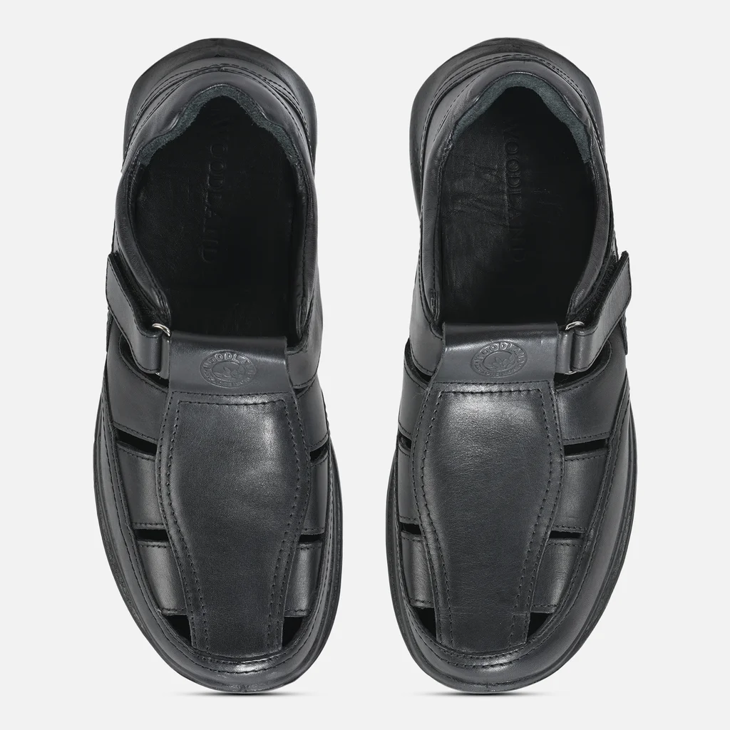 WOODLAND GD 4927123 BLACK SANDAL