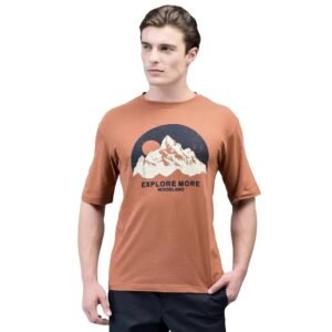 WOODLAND Rust crew-neck t-shirt