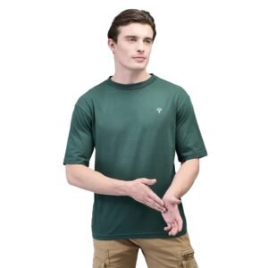 WOODLAND Green Crew Neck T-shirt