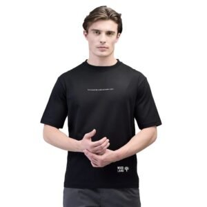 WOODLAND Black Crew-Neck T-shirt